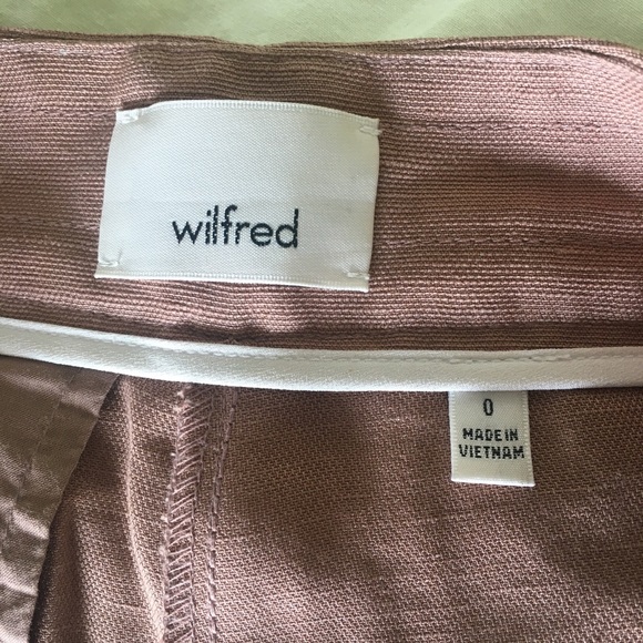 Aritzia Allant linen pants Wilfred pants in Nutmeg - Picture 16 of 16